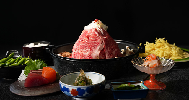 Sukiyaki style Nikunabe